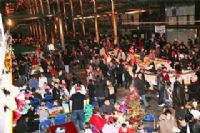 Le marché de Noël des produits festifs et du terroir. Du 17 au 23 décembre 2011 à Calais. Pas-de-Calais. 